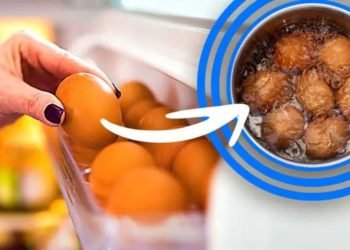 No cocines los huevos cuando los saques del frigorífico.